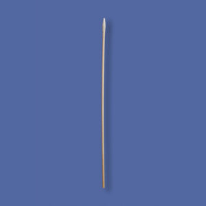 F2-Swab with Polyester Head and Wooden Handle, Pointed Head  – 1 per Pack