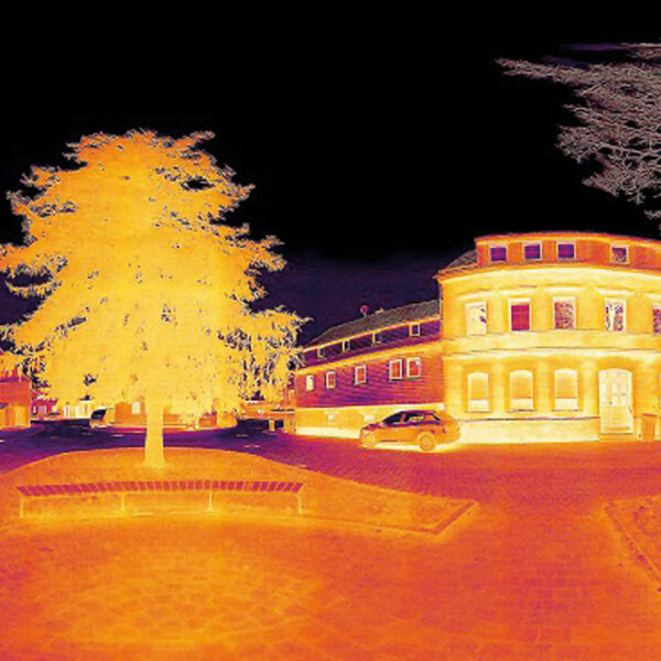 Ein mit dem piXplorer iR25 geschossenes Nachtsichtbild.